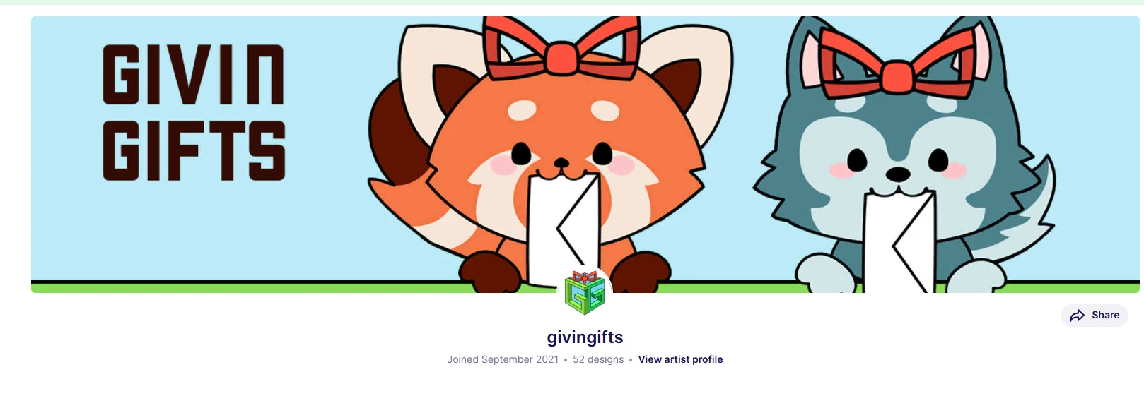 Redbubble Givin.gifts exchange!